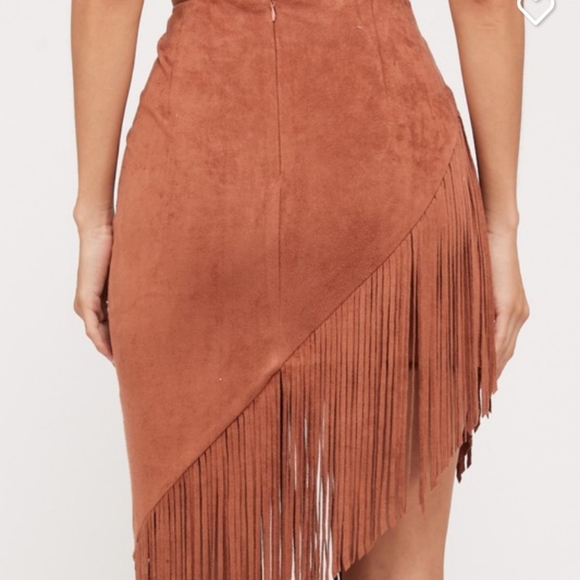 Suede fringe Skirt - Picture 4 of 4